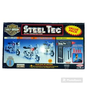 Harley Davidson Motor Cycles Steel Tec Kit 1994 Remco Toy 7040 NOS